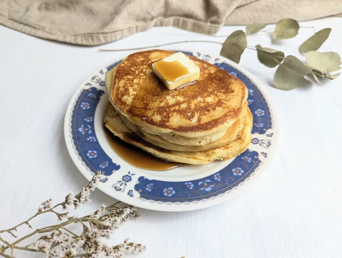 The Fluffiest Cottage Cheese Protein Pancakes